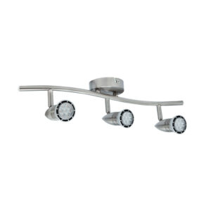 Spazio Nyla 3 light spot sat nickle Gu10