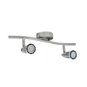 Spazio Nyla 2 light spot sat nickle Gu10