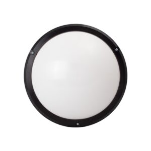 Eurolux Bulkhead Abs+ Acrylic Lens Blk