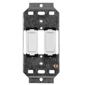 Classic 2 Lever 2x1 Way Switch on Yoke