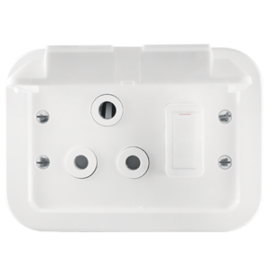 Classic Industrial Single STD164-1 Switched Socket on Weatherproof Surface Box