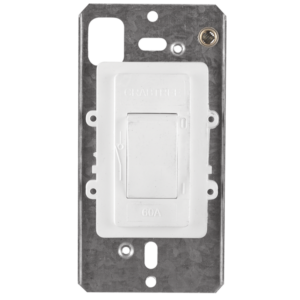 Classic Double Pole 60A isolator on 2x4 Yoke