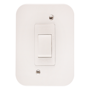 Classic Industrial Double Pole 60A Isolator on 119x83 Surface Box