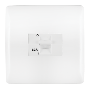 Diamond Double-Pole 60A Isolator on 4x4 Yoke with Coverplate