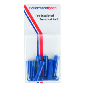 Pre-Insulated Butt Terminals Blue (24.6 x 4.5)