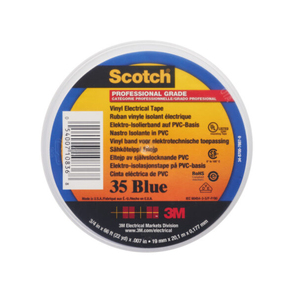 3M Scotch 35 Adhesive Tape Blue 50656