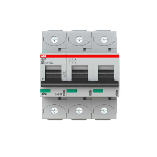 ABB MCB 80A 3P 36KA C-Curve