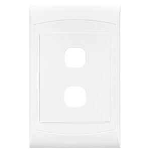 Horizon 4X2 2L Grid Plate White