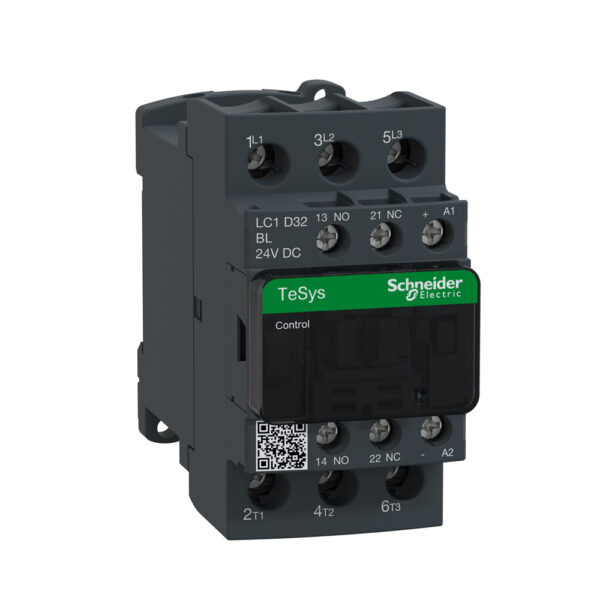 3P CONT 32A AC3 15KW 1NO 1NC 24VDC LC