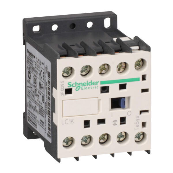 3P CONTACTOR 6A AC3 2.2KW 1NO 24VAC