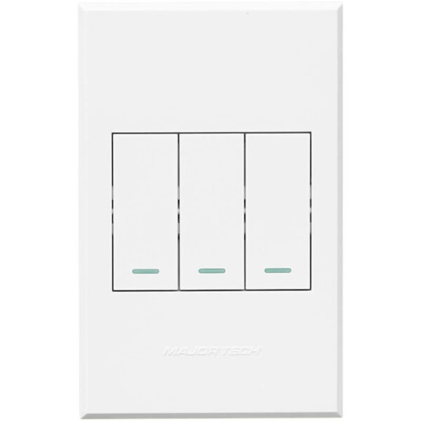Veti3 – White Three Lever One Way Switch (3VW113)