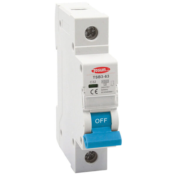 3kA 1P 32A Circuit Breaker C-Curve