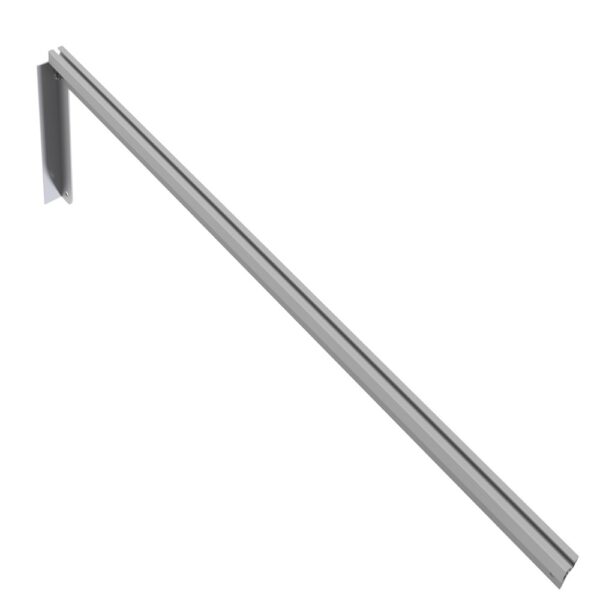 Angled Frame Aluminium Railless 15deg