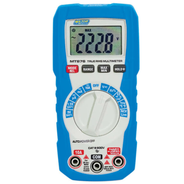 True RMS 600V AC/DC Multimeter (MT876)