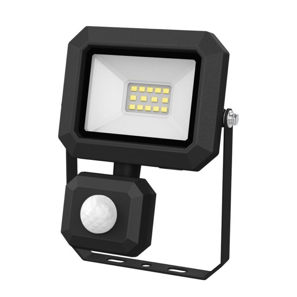 Radiant LED 10W nano floodlight and sensor