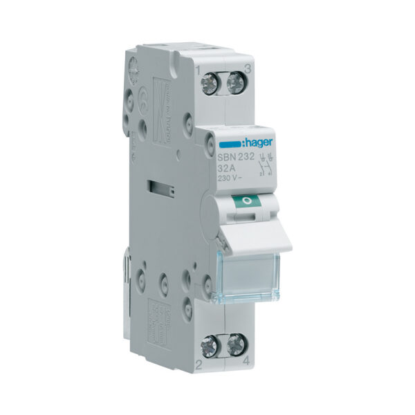 Hager Isolator 63A 2P