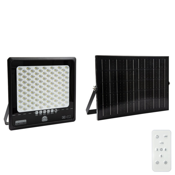 Solar Floodlight & Remote LED 2000lm