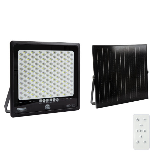 Solar Floodlight & Remote LED 3000lm